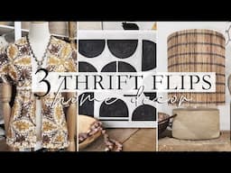 3 THRIFT FLIPS | DIY,  HOME DECOR & FASHION