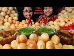 Pani puri Eating challenge with House helper | Eating Challenge | Big bites | Asmr Eating | Mukbang