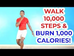 10,000 Steps Walking at Home Workout to Burn 1000 Calories - Lose Stubborn Fat