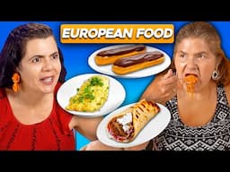 Mexican Moms Try The BEST European Food