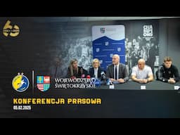 Konferencja prasowa dotycząca współpracy Województwa Świętokrzyskiego z KS Iskrą Kielce