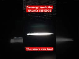 The Rumored Samsung Galaxy Slim is True! GALAXY S25 EDGE