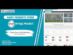 Online Dairy Product Store - PHP MySQL BootStrap Responsive Latest Project