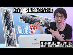 2025's Best Value HE Keyboard! - Keydous NJ98 CP V2 HE Review & Test (Mag Switch Rapid Trigger)