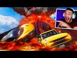 CARROS DERRETENDO na LAVA do BeamNG.drive Multiplayer!