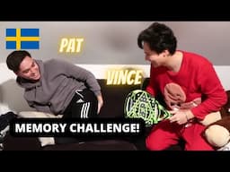 MEMORY CHALLENGE WITH PAT (in Sweden)