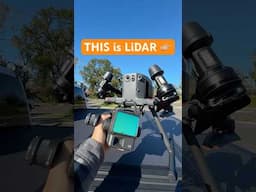 THIS is LiDAR in action, would you do this as a job? #lidar #lidarcamera #dronelidar #drone