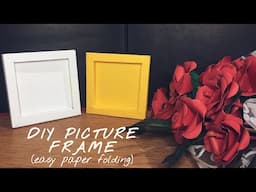 DIY Paper Frame | Easy paper folding | angegelic