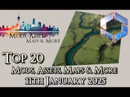 #CitiesSkylines2 - Top 20 Mods, Assets and more - 11th January 2025 - ii040