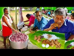 Tasty MUTTON FEAST..!! South Indian Style Goat Cooking | Village Mutton Curry Recipe