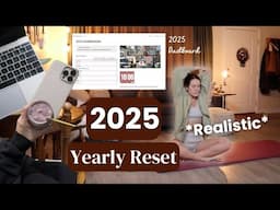 REALISTIC 2025 Reset: Thrift Haul, Notion Dashboard & Intentional Goals #lifereset