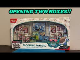 Opening the NEW BLOOMING WATERS Pokemon 151 Premium Collection Box!!