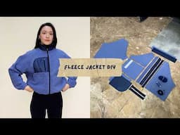 Jacket DIY: Polar Puff Fleece | How to sew a puffy jacket - sewing tutorial with pattern