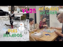 Pasamos Dias muy Helados🥶Cancelan Trabajo y Clases❄️Receta de Pollo y Espagueti