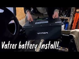 Installing A Vatrer Lithium Battery In A Club Car!