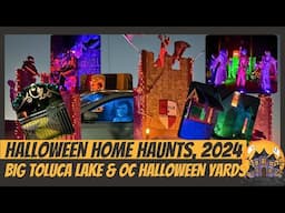 Toluca Lake, & Orange County Area Halloween Home Haunt Decorations & Mazes, 2024