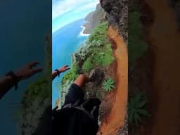 POV: You are hiking on Madeira and the trail gets wild...#madeira #madeiraisland #hiking