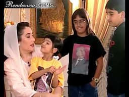 Benazir with her children