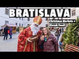 Bratislava, Slovakia Travel | Christmas Markets + Food!