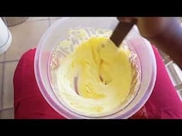 HOW TO MAKE UNIQUE HOME MADE BUTTER ICING.