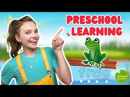 Toddler Learning - Frogs for Kids | Learn to Read | Letters + Phonics - Preschool Learning Video