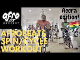 25-minute Spin // Cycle Workout // Cardio Workout //   |  Afrofit Workout with @ralphelito