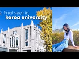 life as a SENIOR in korea university 🎓🐯 graduation shoot, slow weekends, midterms?