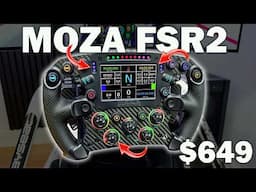 NEW MOZA FSR2 SIM Racing Wheel + CM2 Digital Dash Review