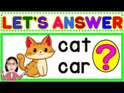 CVC Quiz for Kids | Read and Learn | CVC Practice for Kinder, Kids | Learn and Have | Teacher Aya