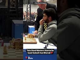 💔💔 #chess #tatasteelchess #praggnanandhaa #gukesh #heartbroken #chessbaseindia