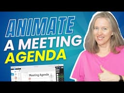 Animate a Meeting Agenda