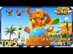 [SUPERWINGS Top5] Lights, Music, and Festivals | Superwings | Super Wings | Top Picks A36