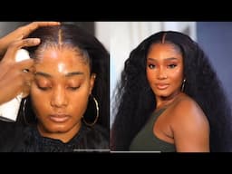 A BOMB HAIR TUTORIAL | HOW TO INSTALL FRONTAL WIG WITH WIDOWS PEAK FT YOLISSA HAIR