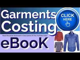 Learn Garments Costing From Our eBooK | #garments #apparel #textiles #fabric #yarn #cotton #fashion