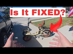 This INSANE Fat Tire Trike Rides Again After Major Crash!