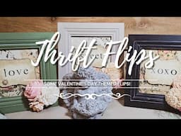 Valentine's Day Themed Thrift Flips • Trash to Treasure • Fun Valentine Upcycles • Upcycled Decor