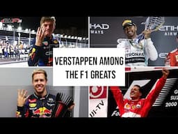 Where Does Verstappen’s 4th F1 Title Rank Among the Greats?