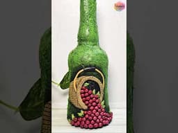 Bottle art #creativecat #diy #bottleart #homedecor