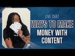 Ways to Make Money with your Content