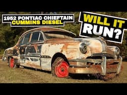 Forgotten 1952 Pontiac Chieftain | Cummins Diesel Engine Swap | Turnin Rust