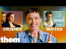 Elliot Page Breaks Down His First Queer Crushes, LGBTQ+ Representation in Movies & More | Them