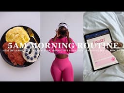 2025 MORNING ROUTINE | Healthy Habits for The New Year, Productive & Realistic, 5-9 Before My 9-5