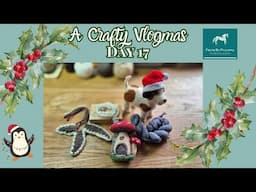 Vlogmas DAY 17 🧁🍭🏔️Santa PAWS, the best mushroom cottage, crocheting beads and fibre from milk!!