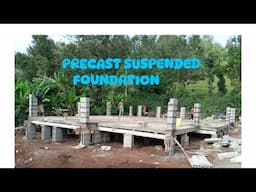 How to build a precast suspended foundation