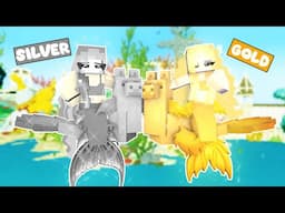 Gold and Silver Mermaid - Minecraft Animation