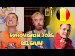 BELGIUM EUROVISION 2025 REACTION - Red Sebastian - Strobe Lights