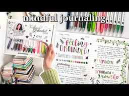 mindful journaling🌿🌷 (how to decrease stress through journaling) | Carrie Walker X Pentel (pack # 2)