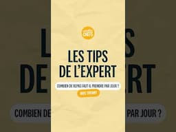 🍏 Tips de l'expert - Combien de repas faut-il prendre par jour ? #diet #diététique