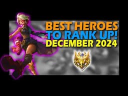 BEST HEROES IN MOBILE LEGENDS SEASON 34 DECEMBER 2024 || META HEROES FOR RANKING UP