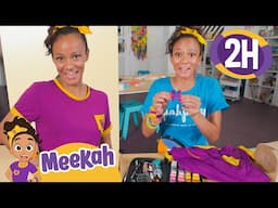 Meekah Creates Her OWN Clothes | Blippi and Meekah Best Friend Adventures | Educational Videos